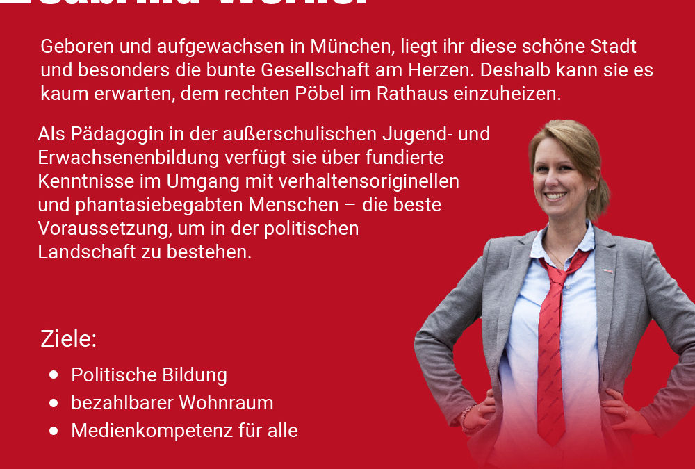 Unsere Kandidatin Sabrina Werner