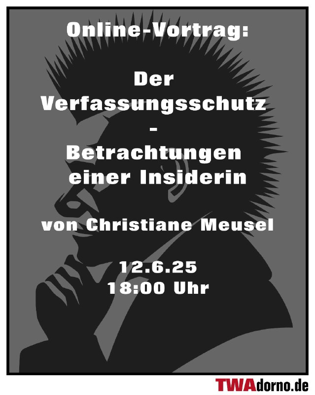 Der Verfassungsschutz - Betrachtungen einer Insiderin