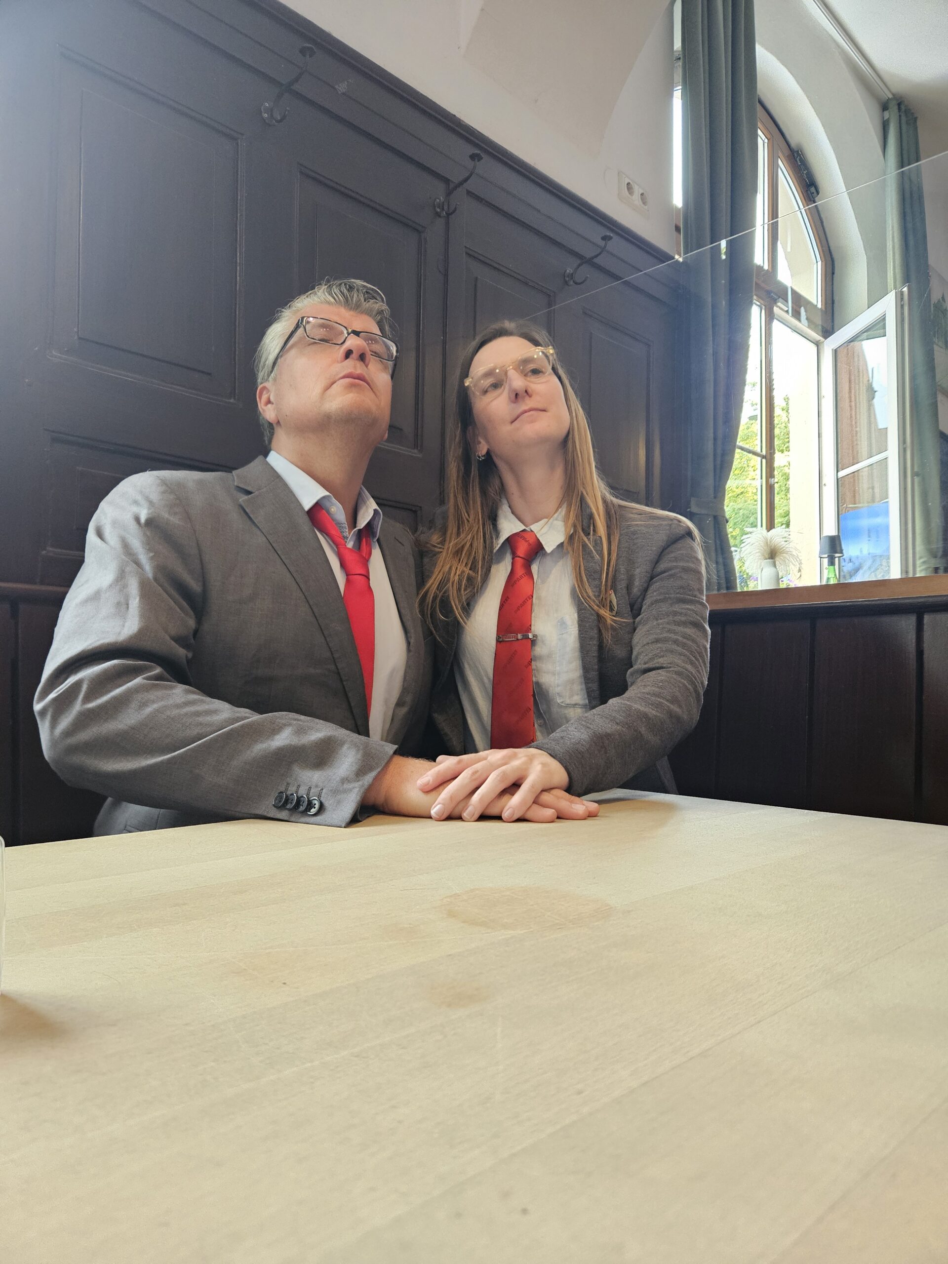 Doppel-Wumms für München: Spitzenkandidatin Lili Just und Philipp Drabinski (OB-Kandidat)